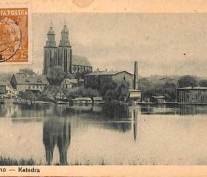 aa2711 -- POLAND  - VINTAGE Postcard  - GNIEZNO  1928
