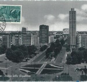 72040 - ITALY - POSTAL HISTORY - FDC postmark on postcard 1953 - TRAINS
