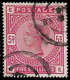 94888bB - GREAT BRITAIN - STAMP - SG # 180 or 181 Very Fine USED double postmark