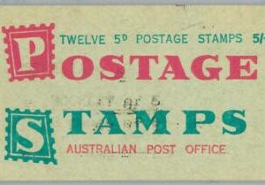 94730d - AUSTRALIA  - STAMP - BOOKLET:  Pfeffers # B67A 1964