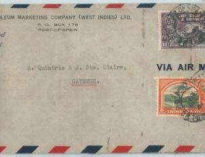 69135 - TRINIDAD & TOBAGO - POSTAL HISTORY -  COVER to GUAYANE with CENSOR! 1941
