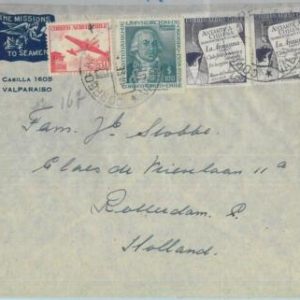 81502 - CHILE - POSTAL HISTORY -    COVER  to  THE NETHERLANDS