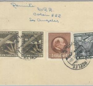 81483 - CHILE - POSTAL HISTORY -  Mixed Franking on COVER to SWITZERLAND  1955
