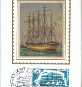 69158 -  FRANCE - Postal History - MAXIMUM CARD 1973 - SHIP boat