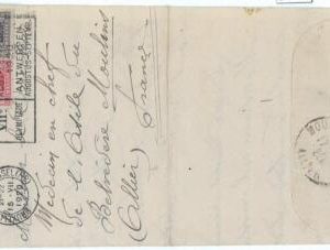 BK1895 - BELGIUM - POSTAL HISTORY -  Olympic Games  1920  POSTMARK on COVER
