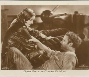 62078 - VINTAGE POSTCARD - CINEMA, Greta Garbo and Charles Bickford