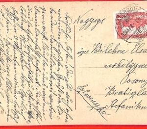 aa1945 - HUNGARY - Postal History -  POSTCARD to SLOVAKIA 1926