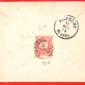 aa1927 - HUNGARY - Postal History -  COVER 1890's