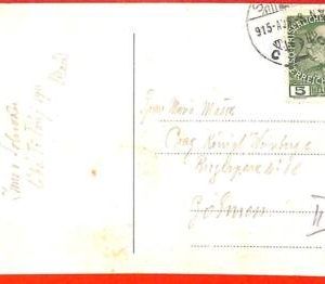 aa1923 - Austria HUNGARY - Postal History - Hungarian postmark on POSTCARD 1915