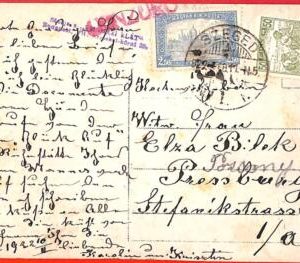 aa1951 - HUNGARY - Postal History -  POSTCARD 1922