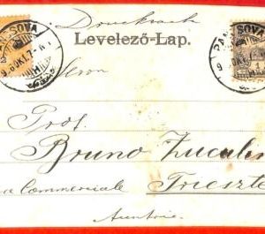 aa1972 - HUNGARY - Postal History -  POSTCARD to TRIESTE 1906