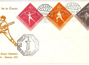 ai3925 - Venezuela - POSTAL HISTORY -  FDC - SPORT Baseball CYCLING  - 1962