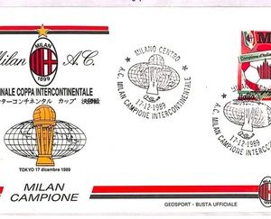 ai3975 - Italy - POSTAL HISTORY - Cover - FOOTBALL - 1989 Grande MILAN!