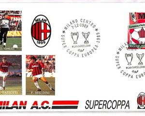 ai3976 - Italy - POSTAL HISTORY - Cover - FOOTBALL - 1989  Calcio GRANDE MILAN!