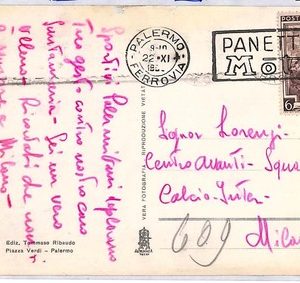 ai3987 - Italy - POSTAL HISTORY - Postcard - FOOTBALL,Inter - 1950's