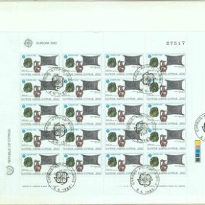 84105 - CYPRUS - Postal History - FDC COVER 1983  Europa CEPT - ARCHEOLOGY