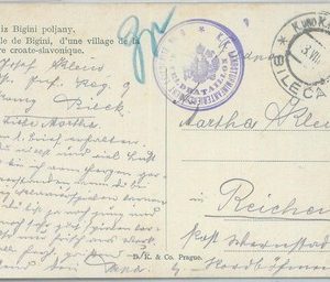 79507 - BOSNIA - POSTAL HISTORY - Military Postmark on POSTCARD  1915