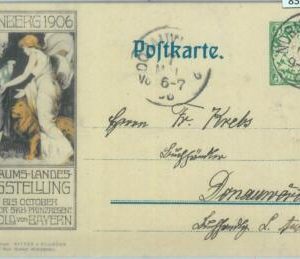 83519 - GERMANY BAYERN - Postal History - Illustrated STATIONERY  CARD 1906