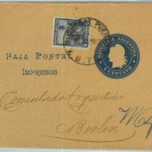 93797 - ARGENTINA - POSTAL HISTORY - Stationery NEWSPAPER WRAPPER to GERMANY