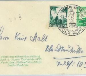 66773 - GERMANY - Postal History - Special POSTAL STATIONERY COVER 1936
