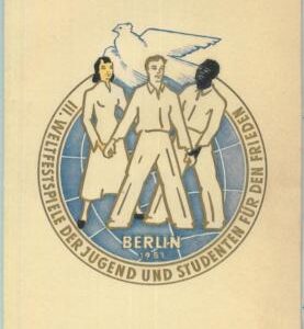 82005 - GERMANY DDR - Postal History - Michel 289/92 on SPECIAL FDC FOLDER Doves