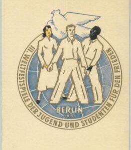 82004 - GERMANY DDR - Postal History - Michel 289/92 on SPECIAL FDC FOLDER Doves