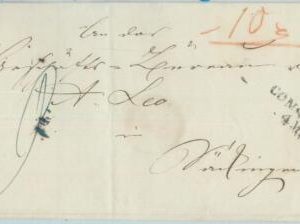 81999 - GERMANY Baden - POSTAL HISTORY - Prephilatelic cover from CONSTANZ