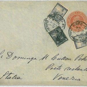37346 - ARGENTINA - Postal HISTORY - Postal Stationery COVER  to VENEZIA Italy