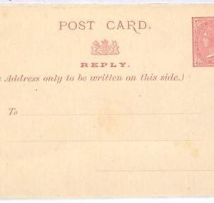 ai1534 - NEW SOUTH WALES - Postal History -   STATIONERY CARD  H & G # 4 Answer