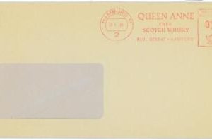 C2883 - GERMANY - Postal History - MECHANICAL postmark WHISKY - QUEEN ANNE 1964