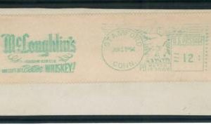 C2879 - USA - Postal History - MECHANICAL postmark WHISKY - McLoughlin's 1954