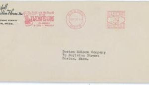 C2892 - USA - Postal History - MECHANICAL postmark WHISKY -  DAWSON Boston 1941
