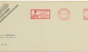 C2890 - USA - Postal History MECHANICAL postmark WHISKY - GILBEY'S - SPECIMEN