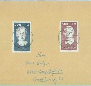 86648 - GERMANY DDR - Postal History -  Cover  1937 Medicine MARIE CURIE