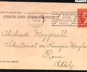 BK0122 - USA - POSTAL HISTORY - Olympic Games  WORLD FAIR 1902 POSTMARK