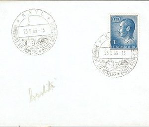 66473 - LUXEMBOURG - POSTAL HISTORY - Postmark on POSTCARD 1966: MINING Mineral