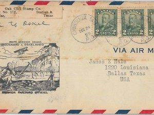 66440 - CANADA - Postal History  FIRST FLIGHT COVER 1929 Chibougamau  MINING