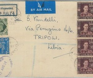 77763 - GB - Postal History -   REGISTERED COVER  to LYBIA  1951