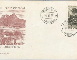 66425 - ITALY - POSTAL HISTORY - FDC COVER 1966 -  BEZZECCA BATTLE