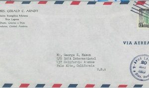 79032 -  HONDURAS  -  POSTAL HISTORY -  COVER from BRUS LAGUNA, Gracias a Dios!