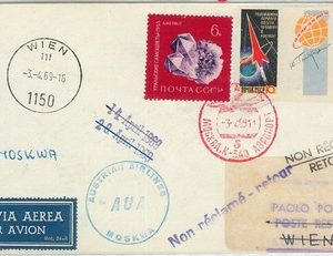 66474 - RUSSIA - POSTAL HISTORY - Stamp on COVER 1969:  Minerals SPACE ASTRO