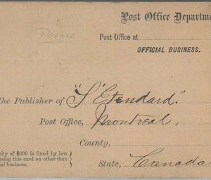 77264 - CANADA  - Postal History - Official Business POSTAL STATIONERY CARD