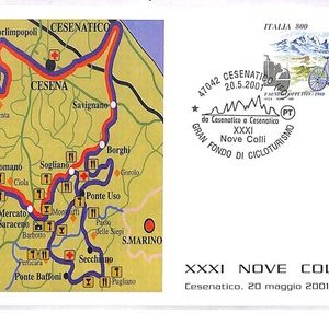 ai4046 - Italy - POSTAL HISTORY - Event Postcard - Cycling - 2001 CESENATICO