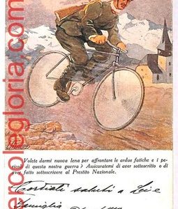 ai4050 - Italy - POSTAL HISTORY -  MILITARY MAIL  Card  Cycling  BERSAGLIERI