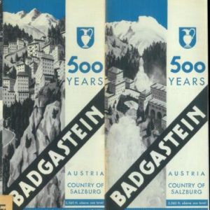 84995 - AUSTRIA - Tourist  PROPAGANDA Depliant:  1960's  BAD GASTEIN Salzburg