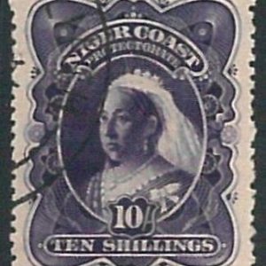 70661  -  NIGER COAST  - STAMPS: Stanley Gibbons #  74 - Very Fine  USED