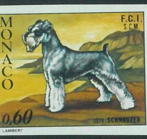 83893 - MONACO - STAMPS: Dallay  #  998  IMPERF N/D  - MNH  Dogs 1974 Shnauzer