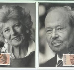 81314  - LIECHTENSTEIN - Postal History - 2  FDC  MAXIMUM CARD - ROYALTY 1990