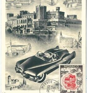 69381 - MONACO - Postal History - FDC MAXIMUM CARD 1955 - Montecarlo Rallye