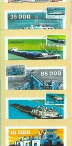 83634 - GERMANY DDR - Postal History - Set of 6  MAXIMUM CARDS - Ships  1981